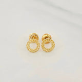 Topos Circulo 0.8g / in / 7.24mm Oro Amarillo 18K