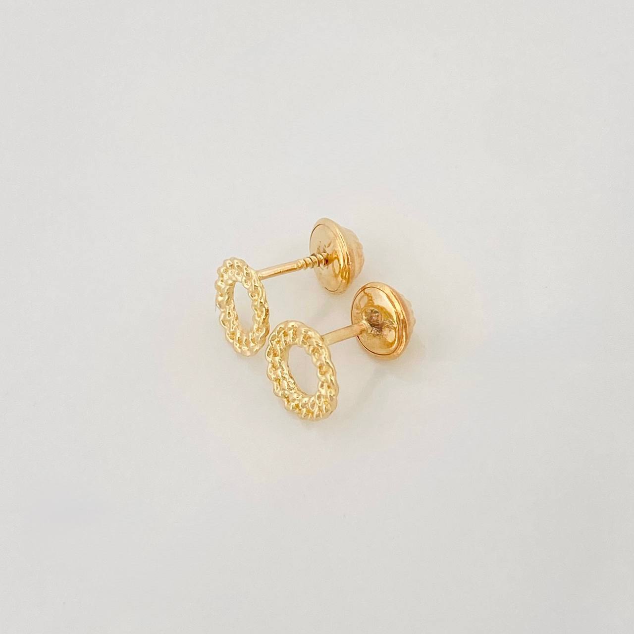 Topos Circulo 0.8g / in / 7.24mm Oro Amarillo 18K