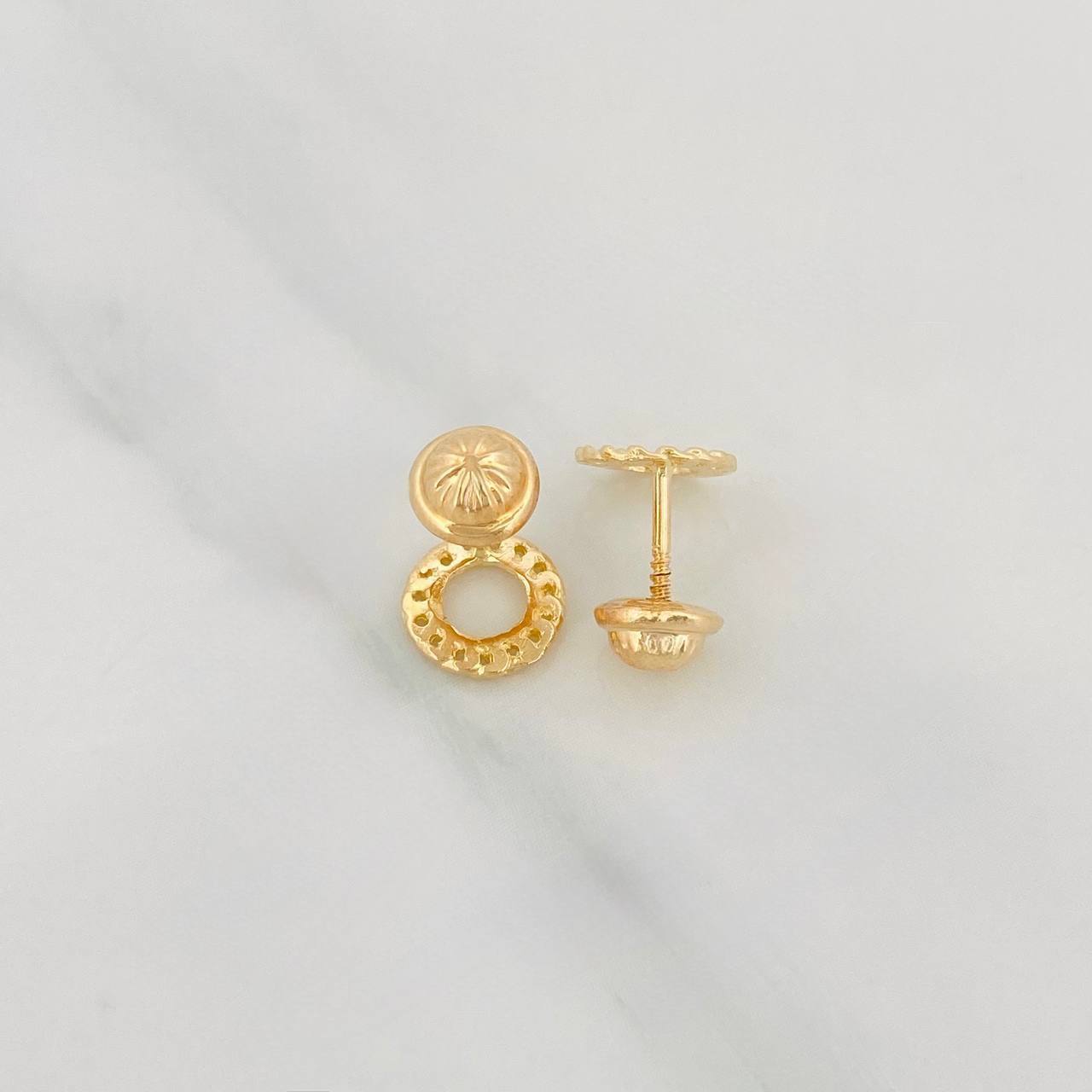Topos Circulo 0.8g / in / 7.24mm Oro Amarillo 18K