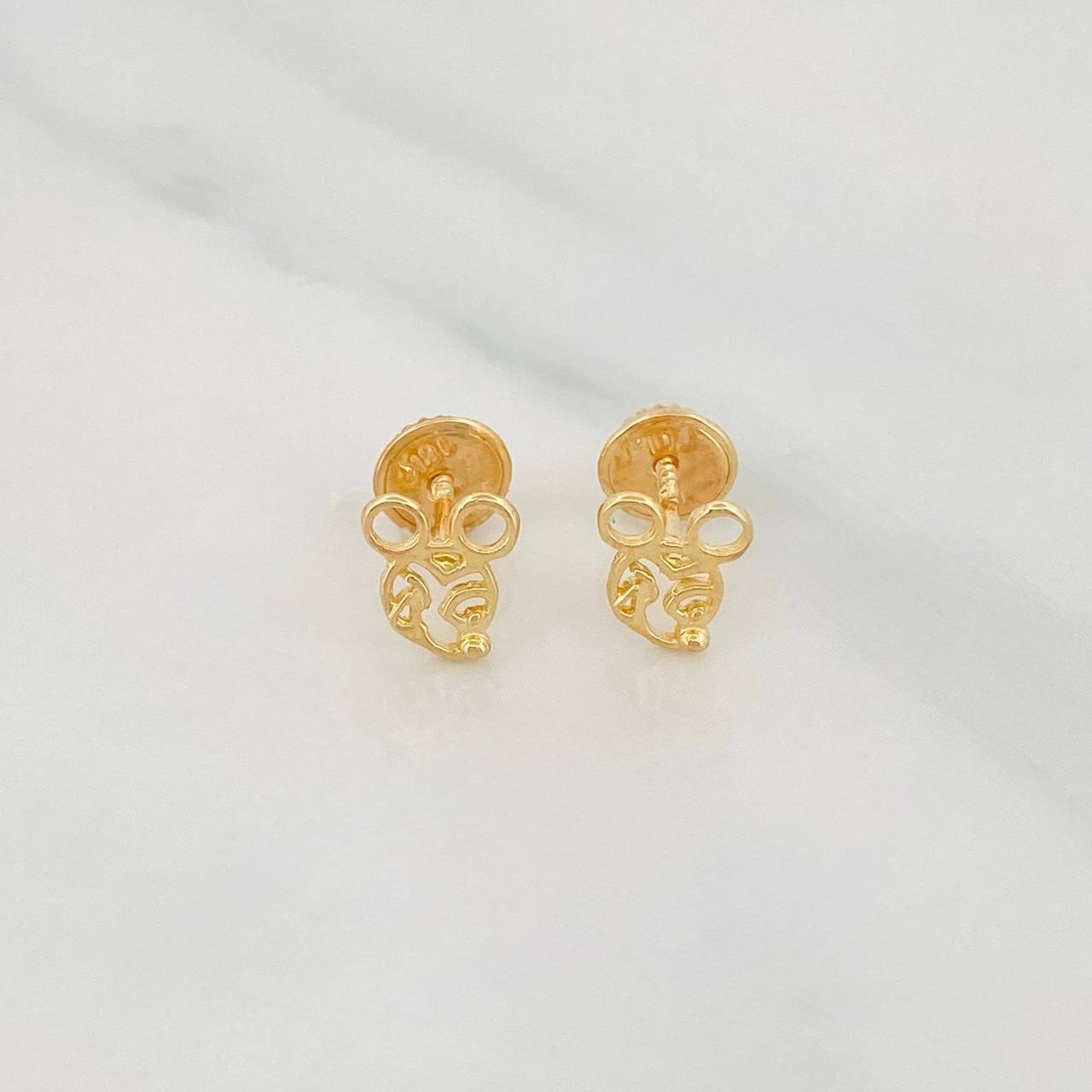 Topos Raton 0.75g / in / 4.6mm Oro Amarillo 18K