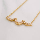 Classic Link Chain Zigzag 1.8g / 18 in / 0.7mm Yellow Gold 18K