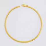 Pulso Serpiente 2.45g / 7 1/2 in / 2.1mm Oro Amarillo 18K
