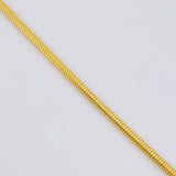 Pulso Serpiente 2.45g / 7 1/2 in / 2.1mm Oro Amarillo 18K