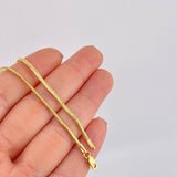 Pulso Serpiente 2.45g / 7 1/2 in / 2.1mm Oro Amarillo 18K