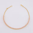 Pulso Modulable Tenis 2.95g / 7 1/4 in - 6 1/2 in / 2mm Oro Amarillo 18K