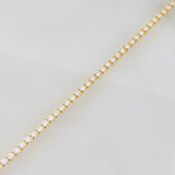 Pulso Tennis 1.9g / 6 1/2 in / 1.6mm Oro Amarillo 18K