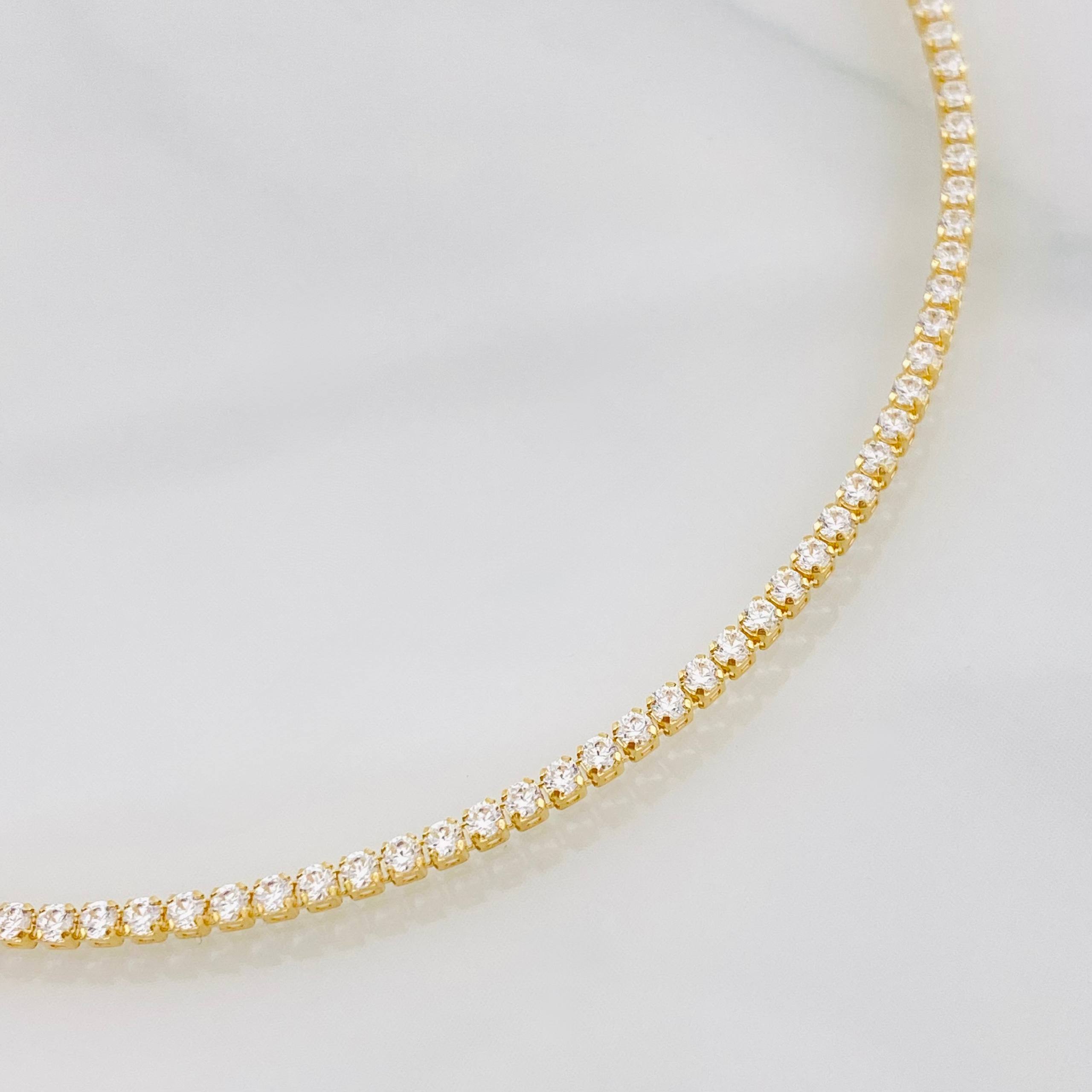 Pulso Tennis 1.9g / 6 1/2 in / 1.6mm Oro Amarillo 18K