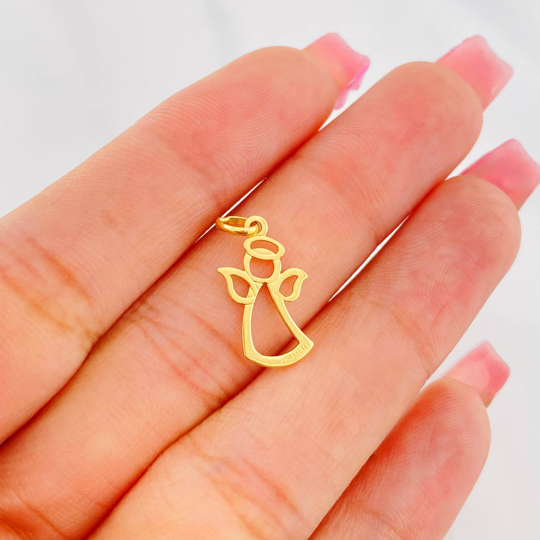Pendant Angel 0.75g / 3/4 in Yellow Gold 18K