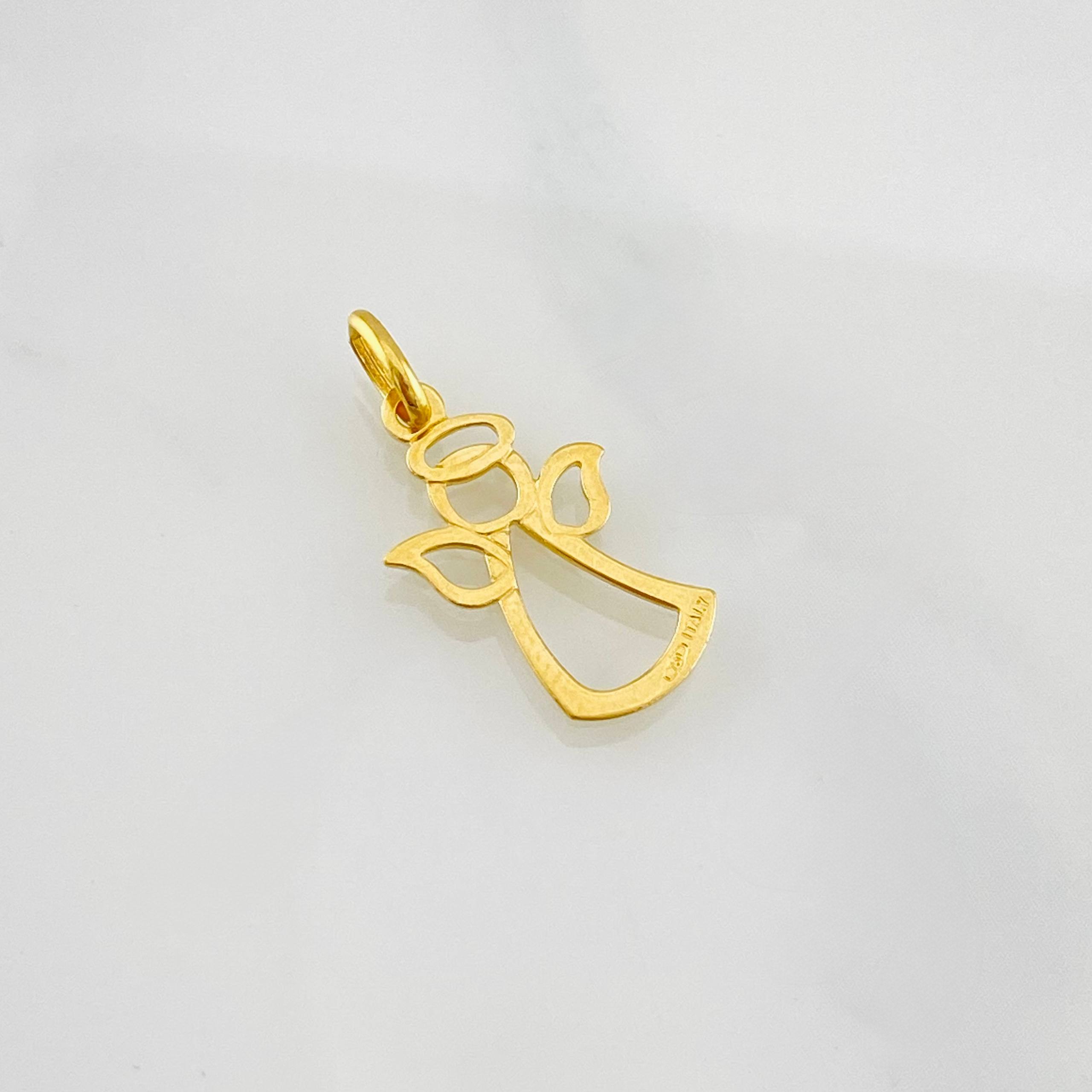 Pendant Angel 0.75g / 3/4 in Yellow Gold 18K