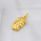Dije Rostro Cristo 1.65g / 1 1/4 in Oro Amarillo 18K