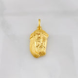 Dije Rostro Cristo 1.65g / 1 1/4 in Oro Amarillo 18K
