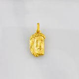 Dije Rostro Cristo 0.65g / 3/4 in Oro Amarillo 18K