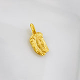 Dije Rostro Cristo 0.65g / 3/4 in Oro Amarillo 18K