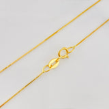 Set Cadena Veneciana + Dije Ojo Turco / 1.55g / 18 in Oro Amarillo 18K