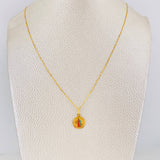 Set Cadena Veneciana + Dije Virgen de Guadalupe / 1.55g / 18 in Oro Amarillo 18K