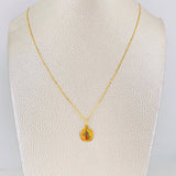 Set Cadena Veneciana + Dije Virgen Milagrosa / 1.55g / 18 in Oro Amarillo 18K