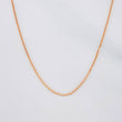 Cadena Veneciana 1.2g / 45cm / 0.6mm Oro Rosa 18K