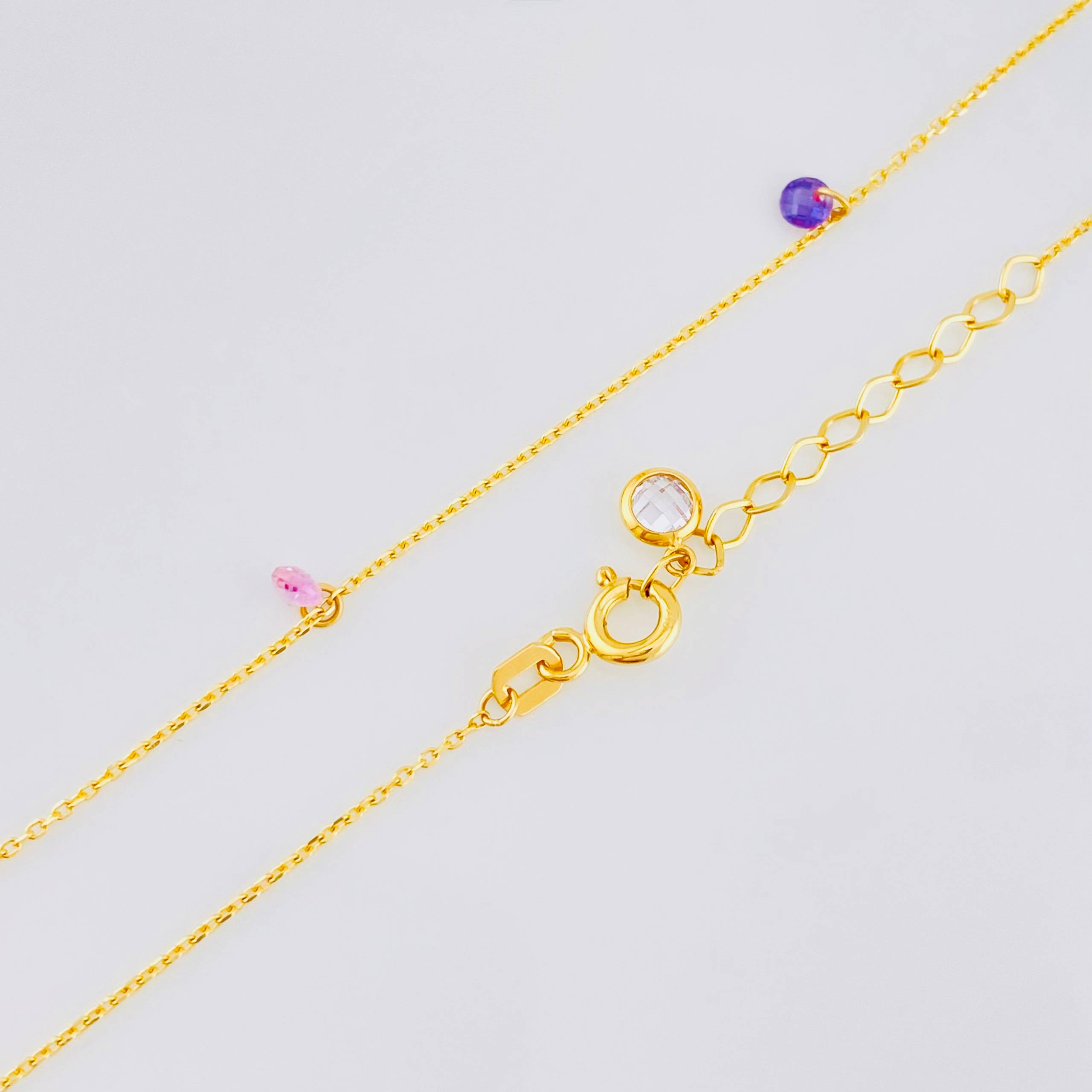 Cadena Aro Seguido 1.8g / 18 in / 0.6mm Oro Amarillo 18K