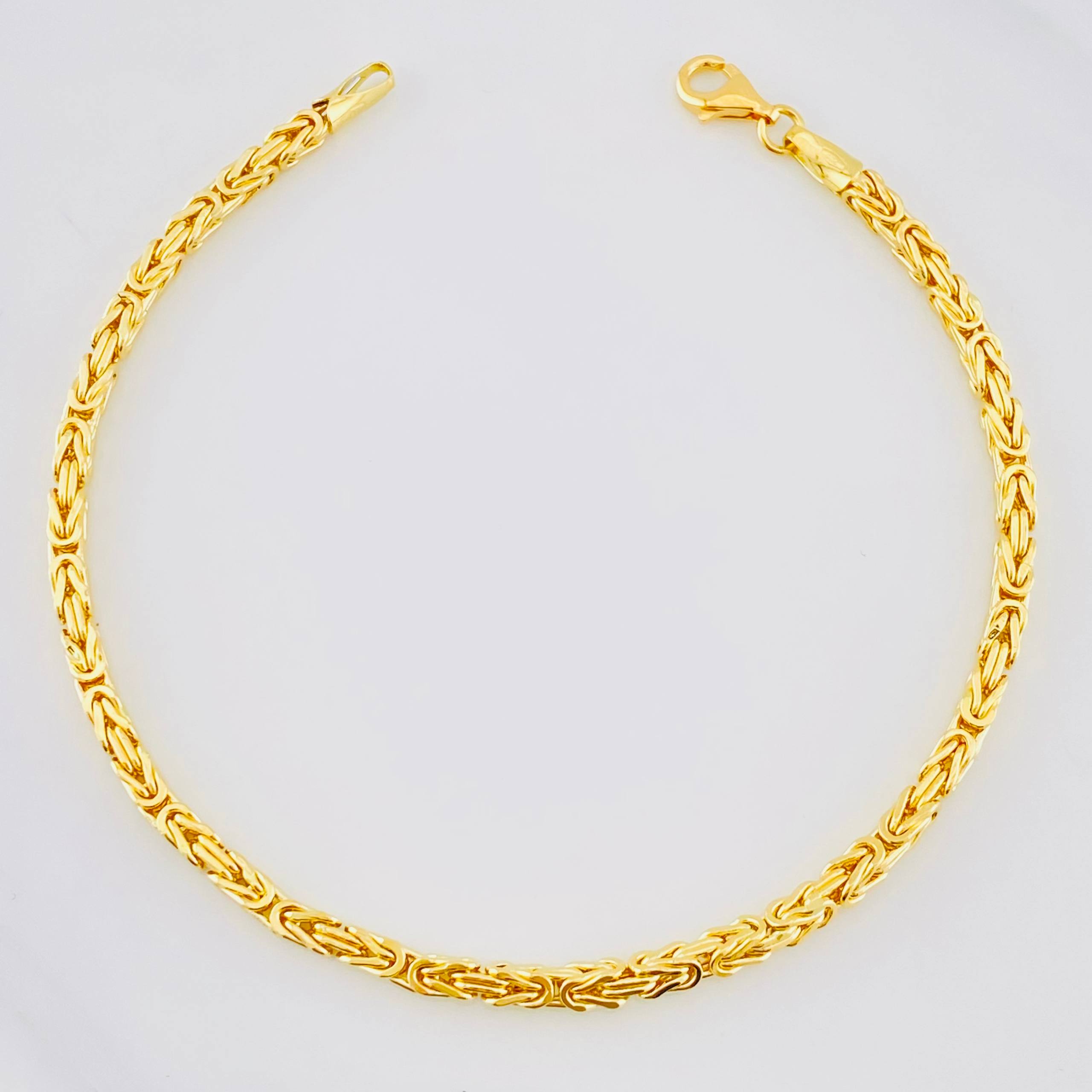 Bracelet Byzantine 6.7g / 8 1/2 in / 2.74mm Yellow Gold 18K