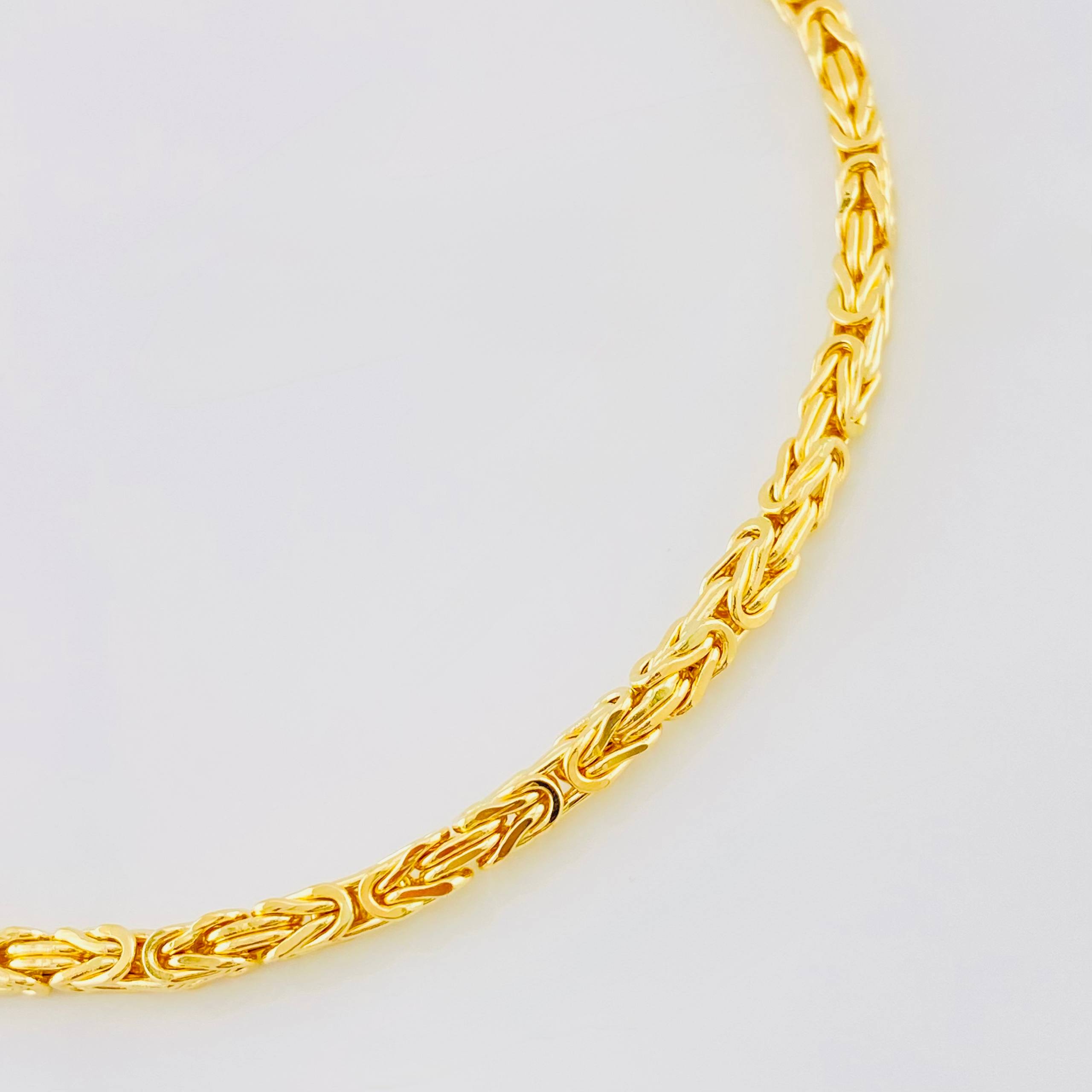 Bracelet Byzantine 6.7g / 8 1/2 in / 2.74mm Yellow Gold 18K