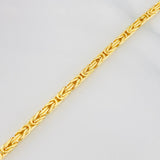 Bracelet Byzantine 6.7g / 8 1/2 in / 2.74mm Yellow Gold 18K