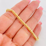 Bracelet Byzantine 6.7g / 8 1/2 in / 2.74mm Yellow Gold 18K