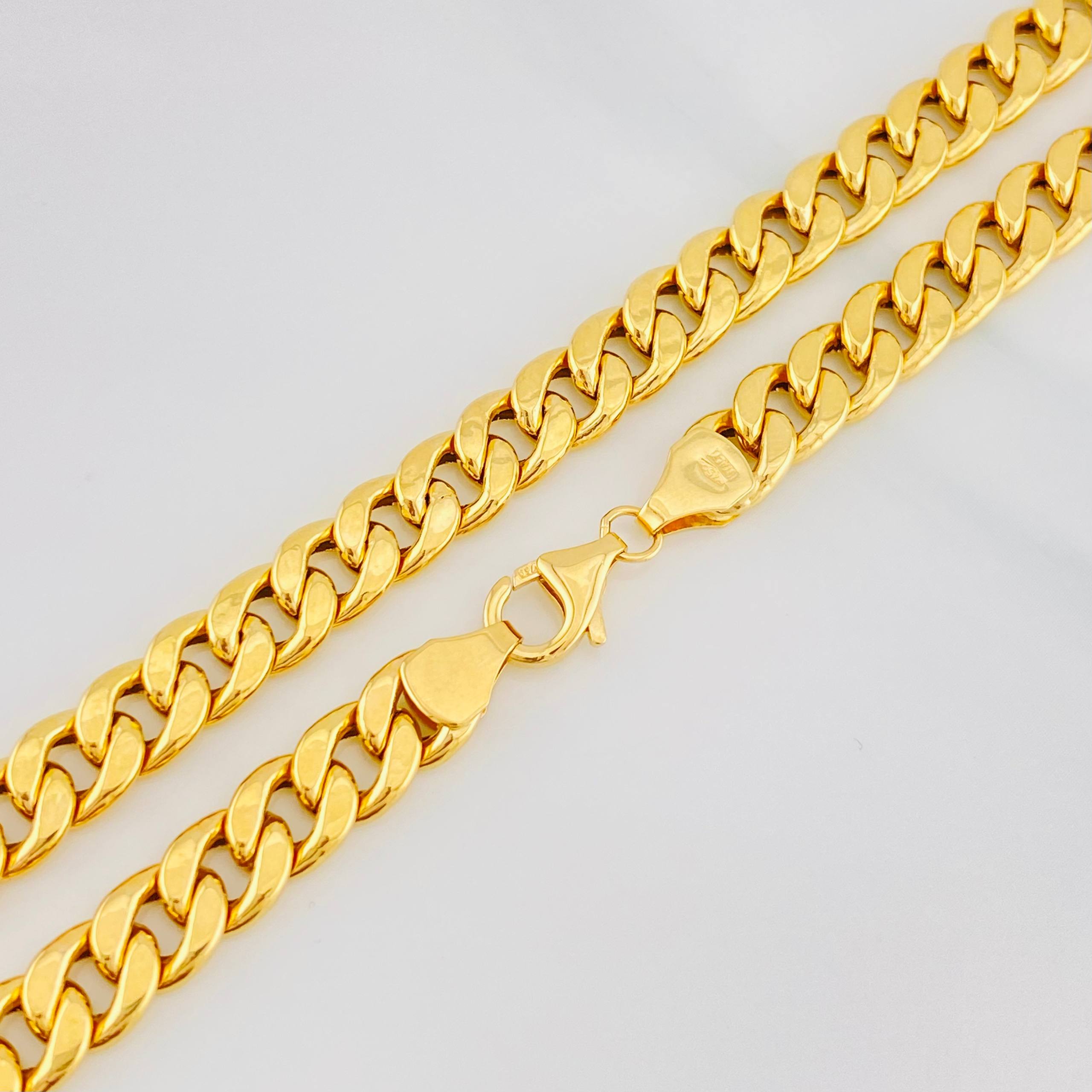 Cuban Links 14.6g / 24 in / 7mm 18K Yellow Gold