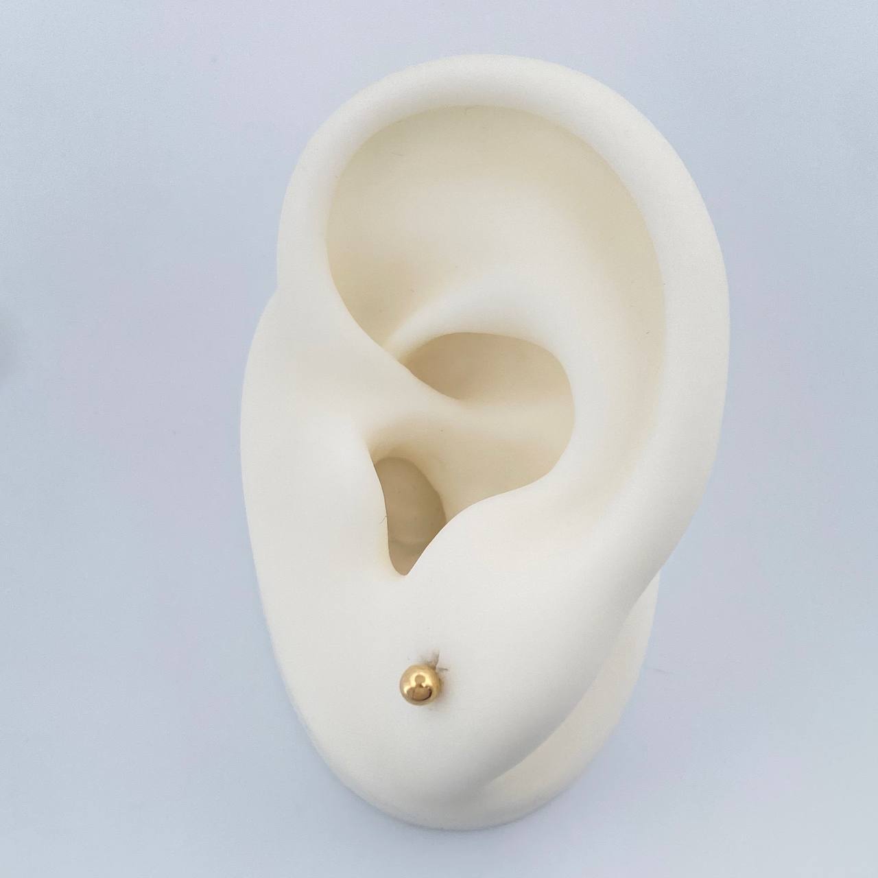Topos 0.45gr / 4mm Oro Amarillo 18K &