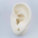 Topos 0.45gr / 4mm Oro Amarillo 18K &