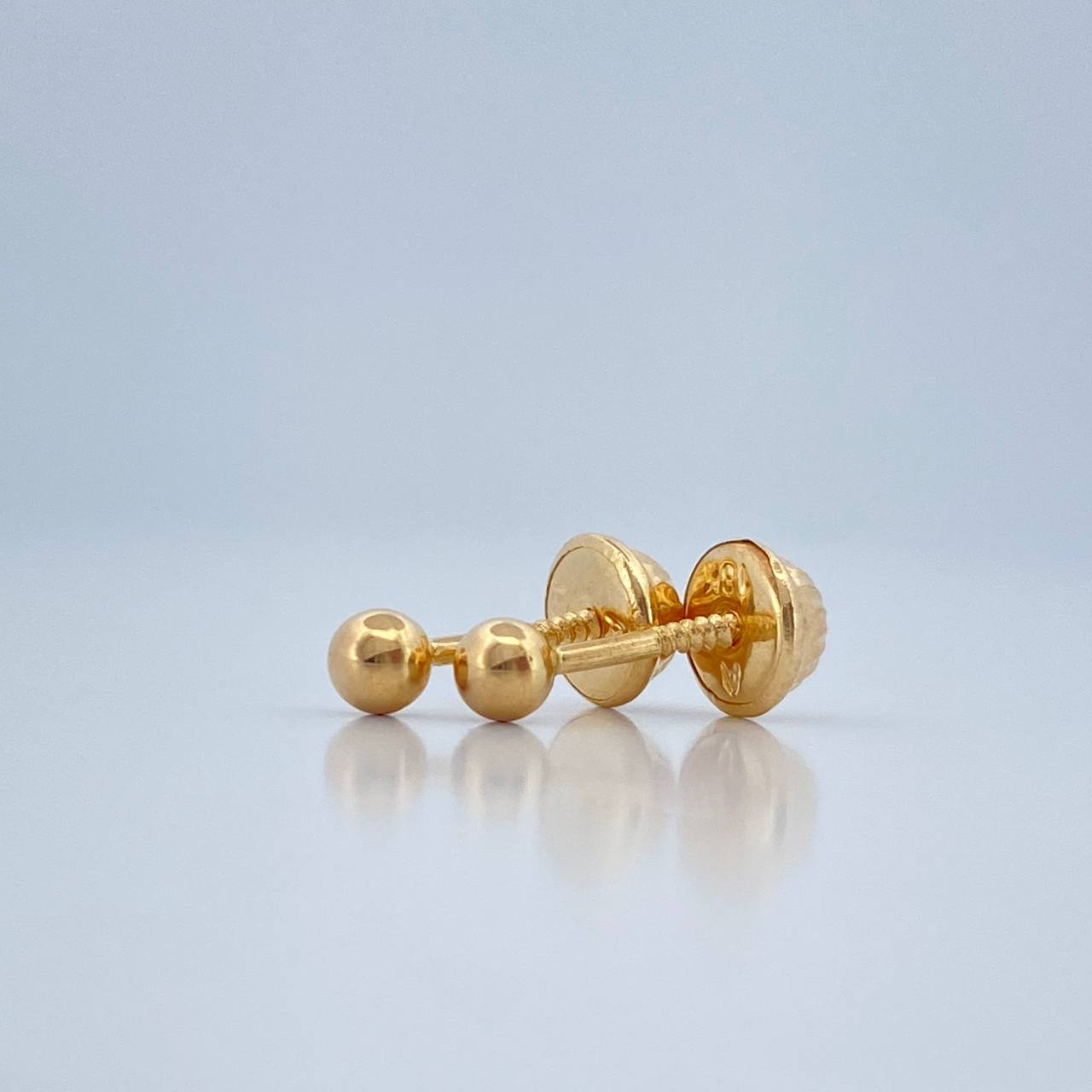 Topos 0.45gr / 4mm Oro Amarillo 18K &