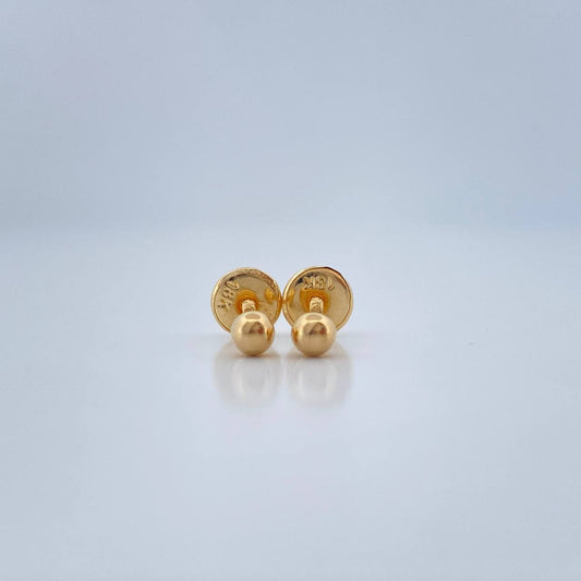 Topos 0.45gr / 4mm Oro Amarillo 18K &