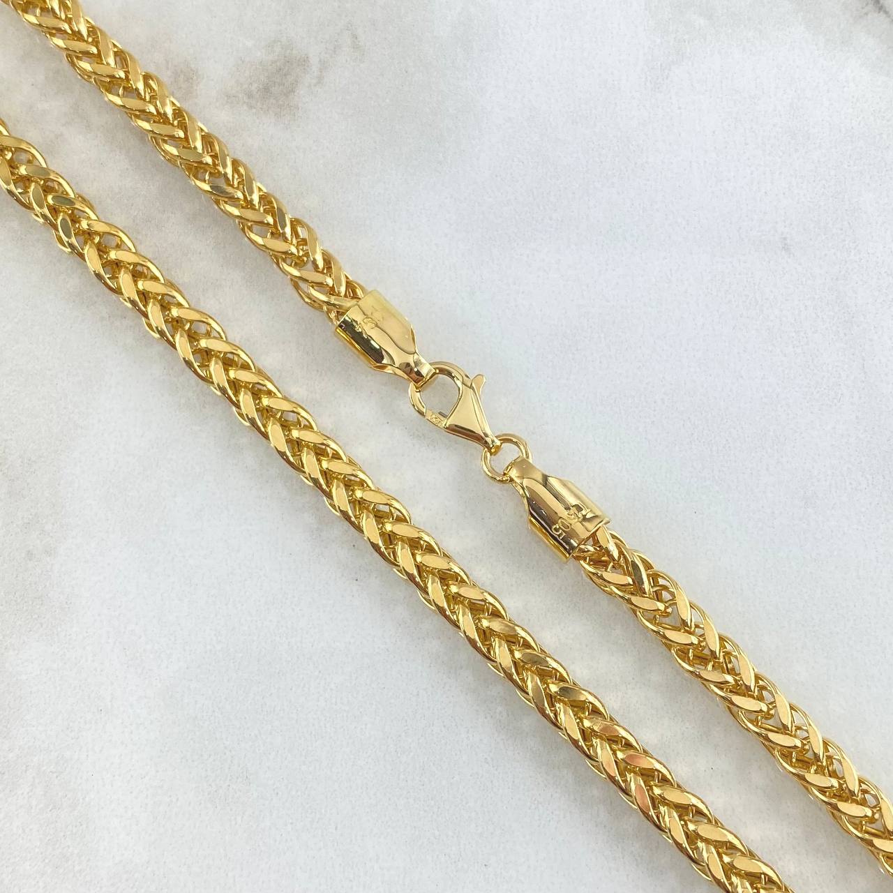 Cadena Franco 25gr / 50cm / 4.5mm Oro Amarillo +4 18K ©