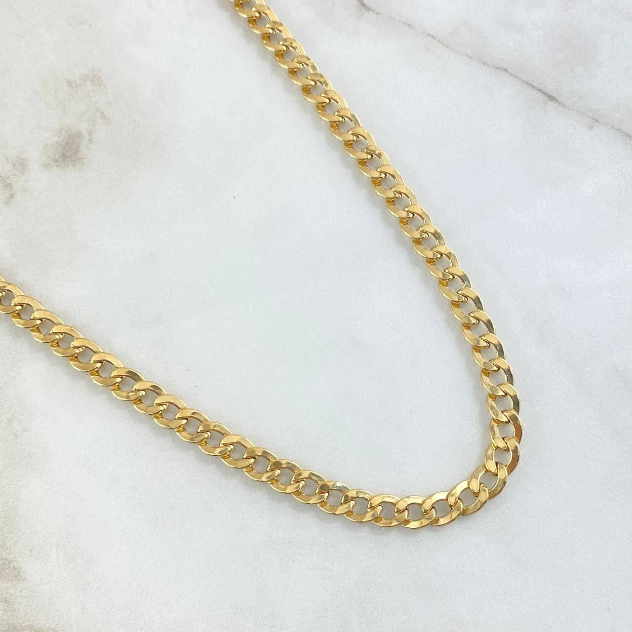 Cadena Cubana 14.55gr / 60cm / 5.5mm Oro Amarillo +0 18K ©