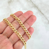 Cadena Cubana 14.55gr / 60cm / 5.5mm Oro Amarillo +0 18K ©