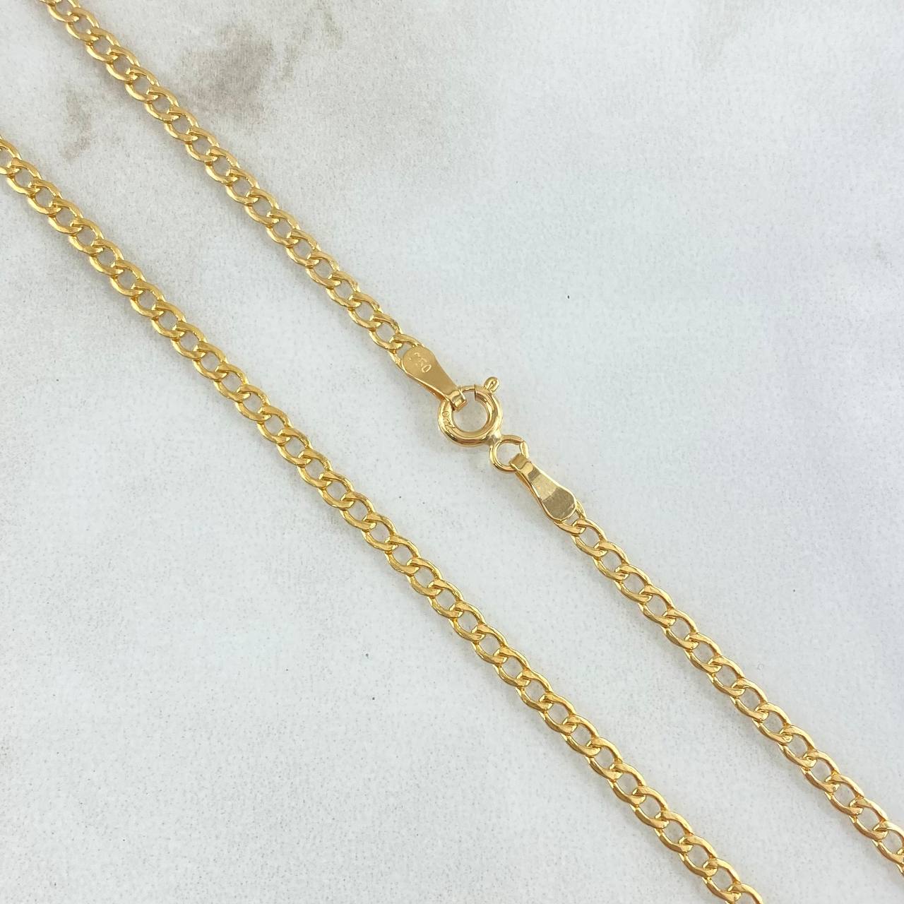 Cuban Links 3.3gr / 60cm / 2.4mm Yellow Gold +0 18K ©