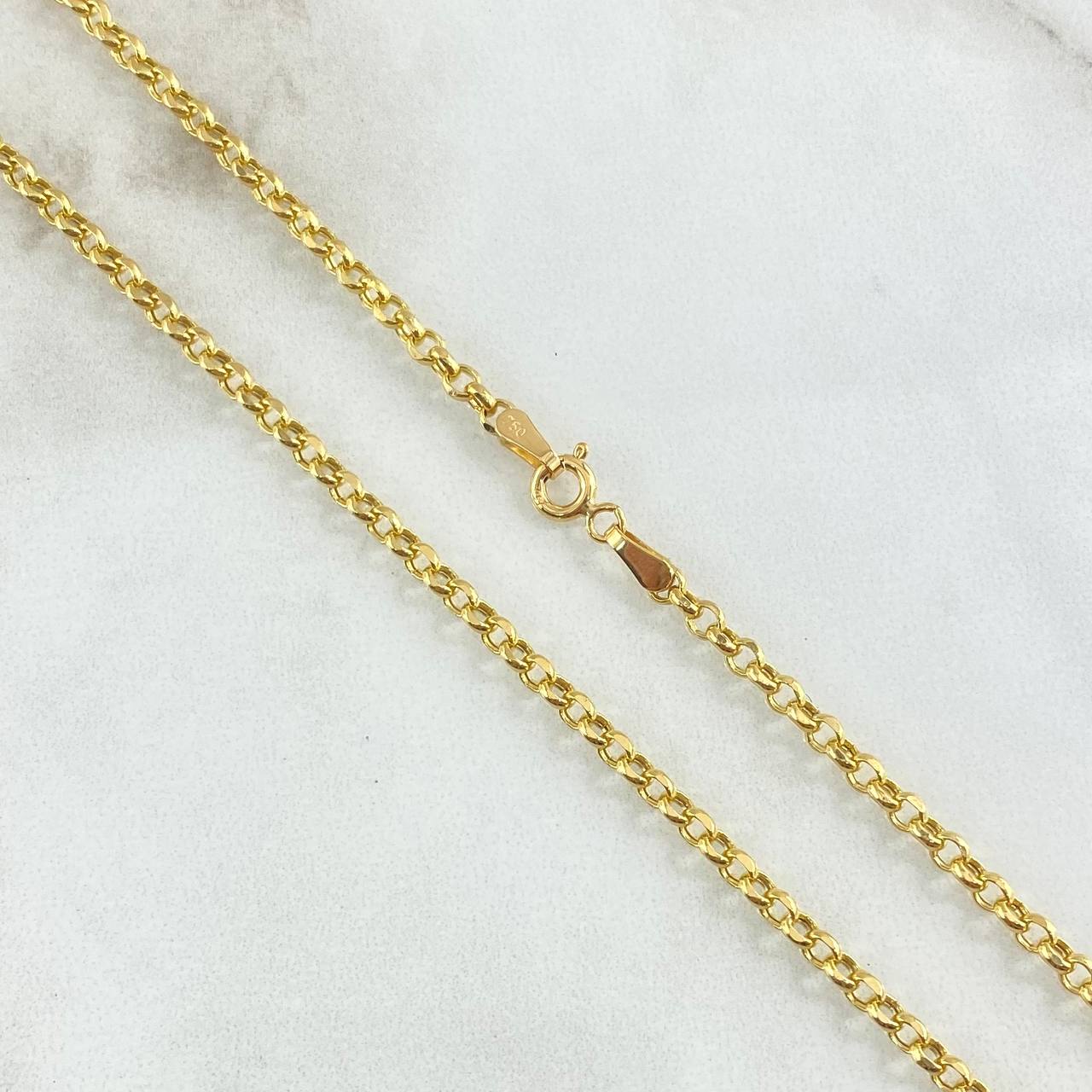 Cadena Roll-On 4.7gr / 60cm / 2mm Oro Amarillo +3 18K