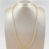 Cadena Roll-On 4.7gr / 60cm / 2mm Oro Amarillo +3 18K