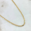 Cadena Plana 11.2gr / 60cm / 3.3mm Diamantada Tres Oros +3 18K ©