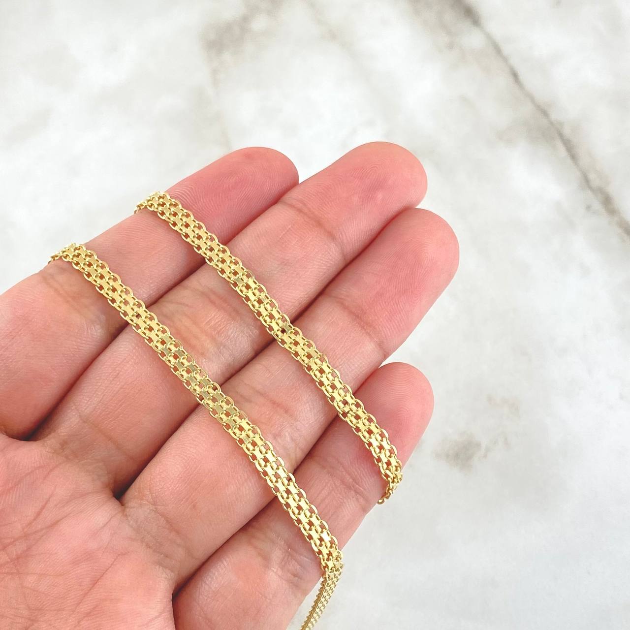 Bismark Chain 13.2gr / 60cm / 3.8mm Yellow Gold +0 18K ©