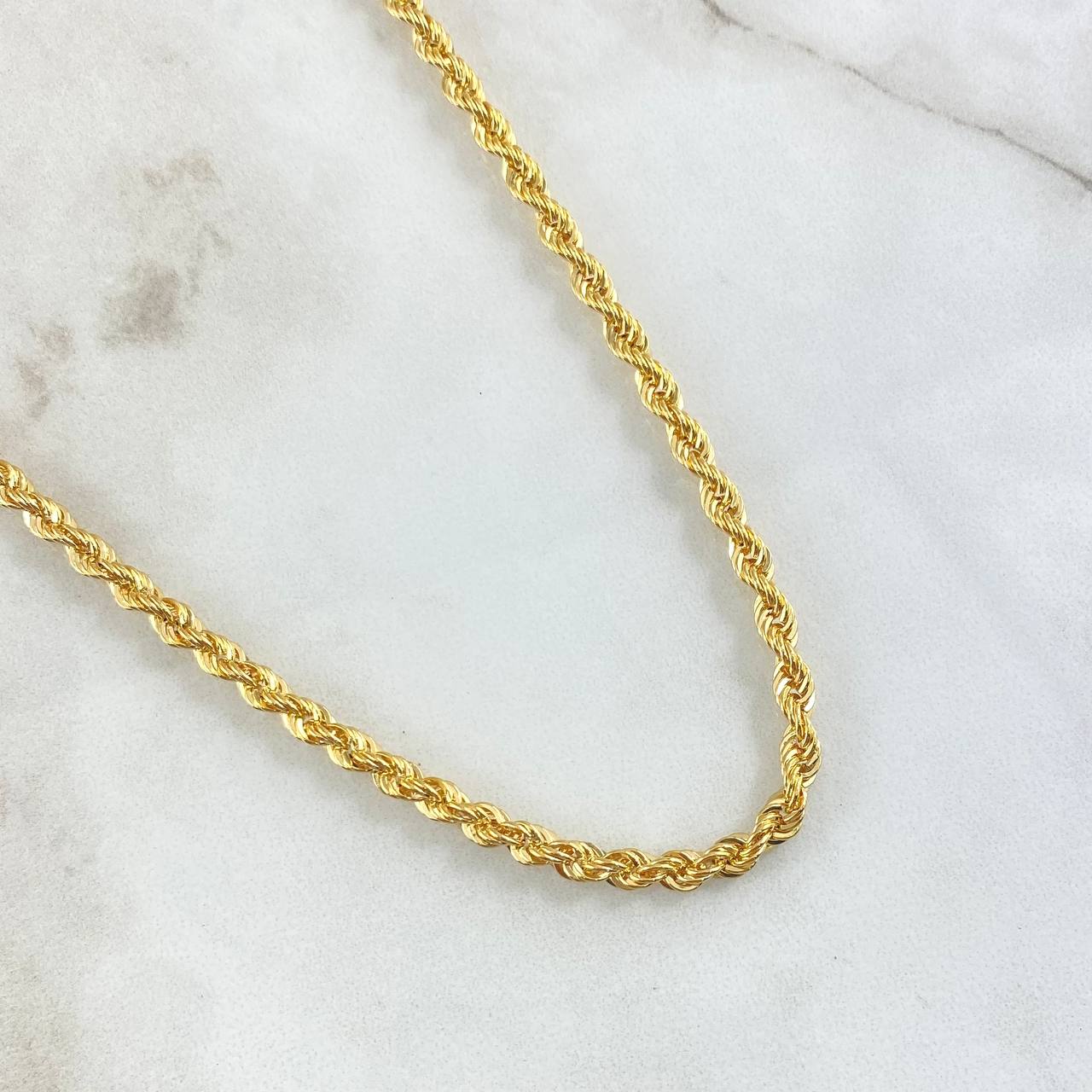 Rope Chain 6.7gr / 50cm / 3.6mm Yellow Gold +3 18K ©