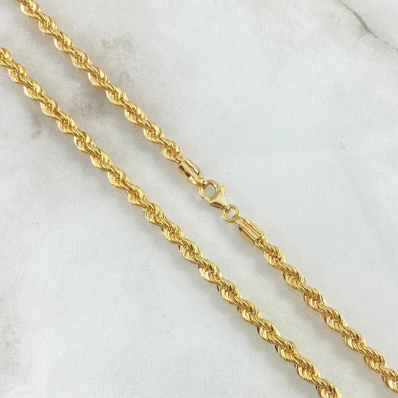 Rope Chain 6.7gr / 50cm / 3.6mm Yellow Gold +3 18K ©