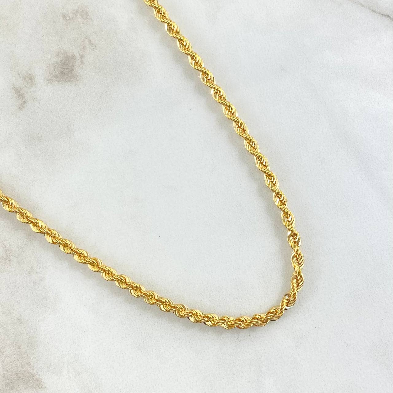 Cadena Lazo 5.5gr / 45cm / 3.6mm Oro Amarillo +3 18K ©