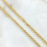 Cadena Lazo 5.75gr / 45cm / 3.1mm Oro Amarillo +3 18K *