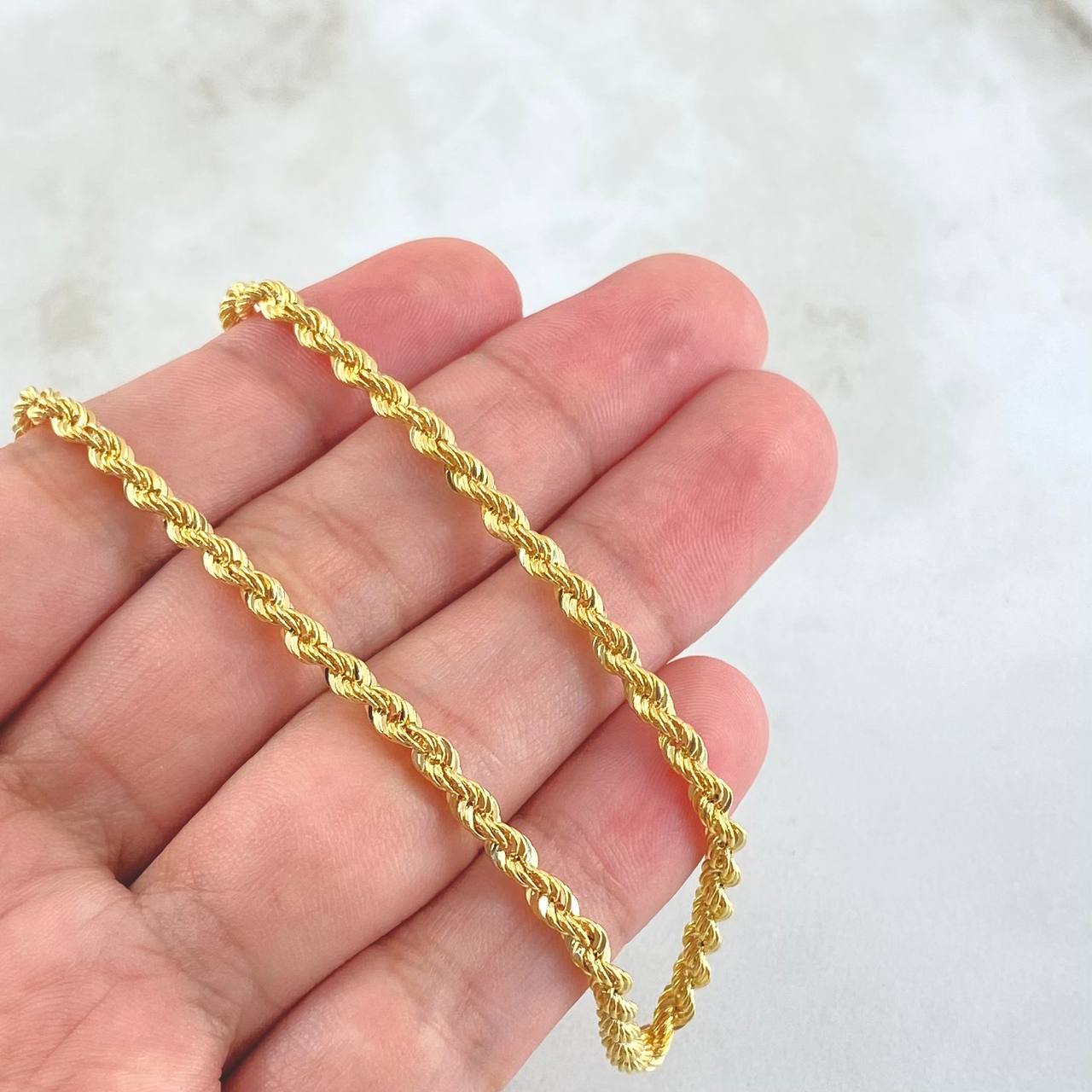 Cadena Lazo 5.75gr / 45cm / 3.1mm Oro Amarillo +3 18K *