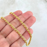 Cadena Lazo 5.75gr / 45cm / 3.1mm Oro Amarillo +3 18K *