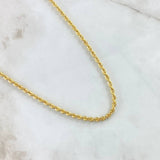 Cadena Lazo 8.15gr / 60cm / 3.7mm Oro Amarillo +3 18K ©