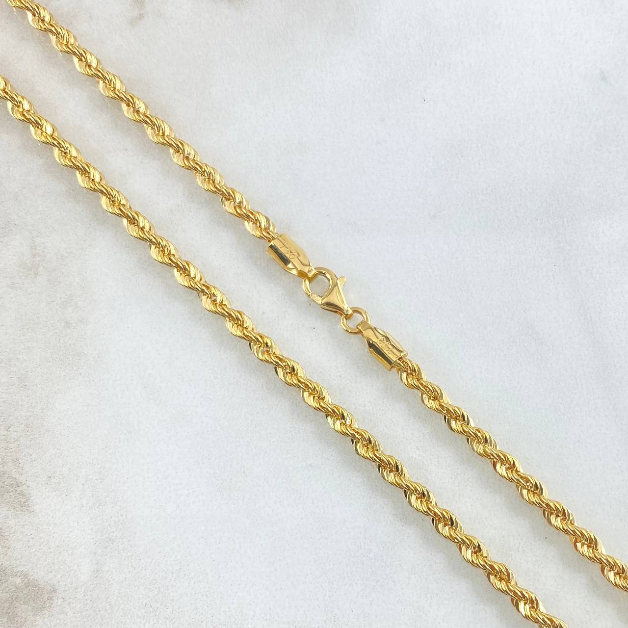 Rope Chain 6.05gr / 60cm / 3.1mm Yellow Gold +3 18K ©