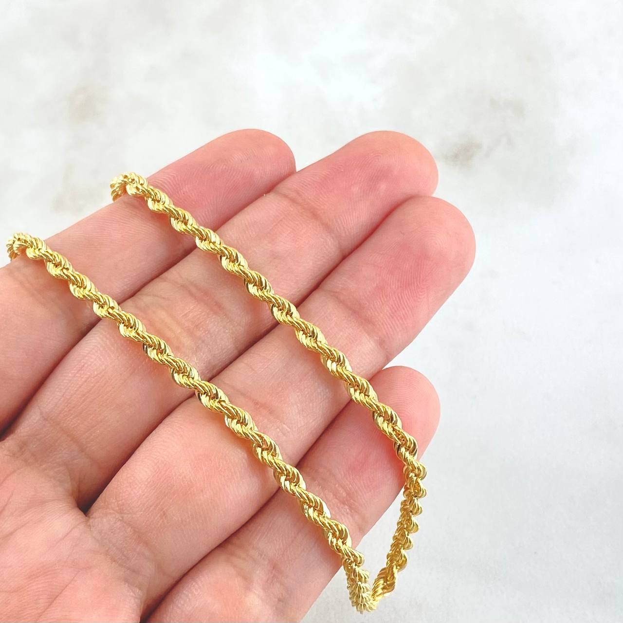 Rope Chain 7.3gr / 60cm / 3.1mm Yellow Gold +3 18K ©