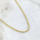 Cadena Lazo 5.25gr / 60cm / 2.6mm Oro Amarillo +3 18K *