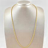Cadena Lazo 3.45gr / 23 1/2 in / 2.2mm Oro Amarillo +3 18K